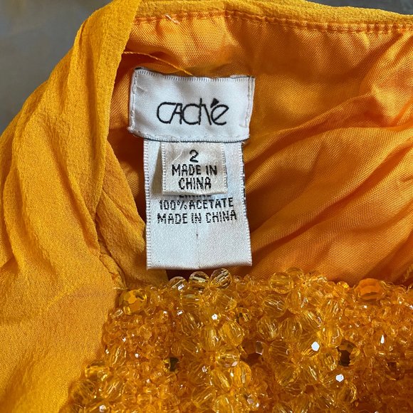 Cache Prom Dress Empire Waist Cross Back Gown - Picture 6 of 6